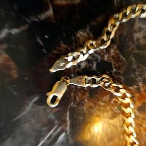 10k Men's gold necklace Cuban link